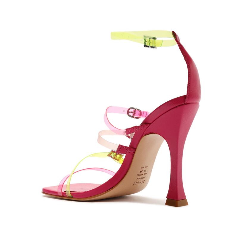 Schutz Noelle Vinyl Sandal ροζ | YRUIbYg