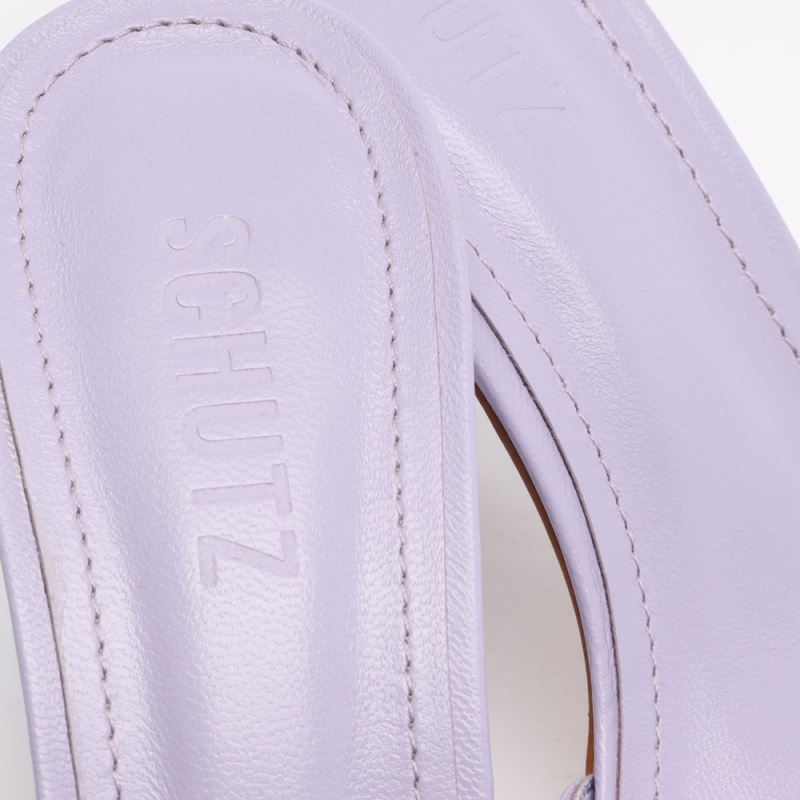 Schutz Posseni Nappa δερματινα Sandal μωβ | VYjGESq