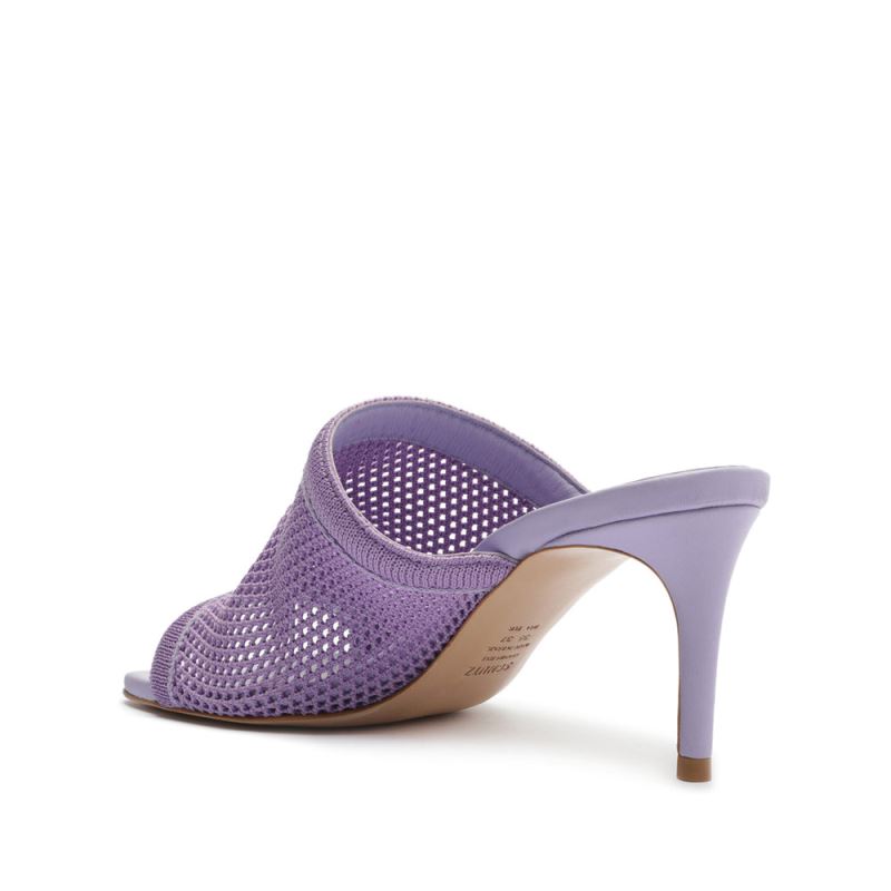 Schutz Sinara Knit Sandal μωβ | GFpKnEw