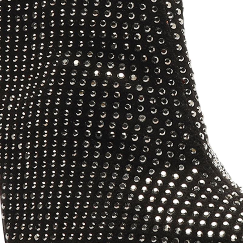 Schutz Sybil σουετ & Rhinestones Bootie μαυρα | znfM1qf