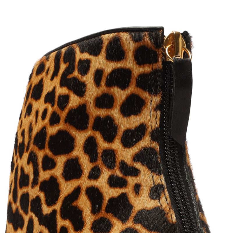 Schutz Viha Leopard-Printed δερματινα Bootie λεοπαρ | 7jczmUC