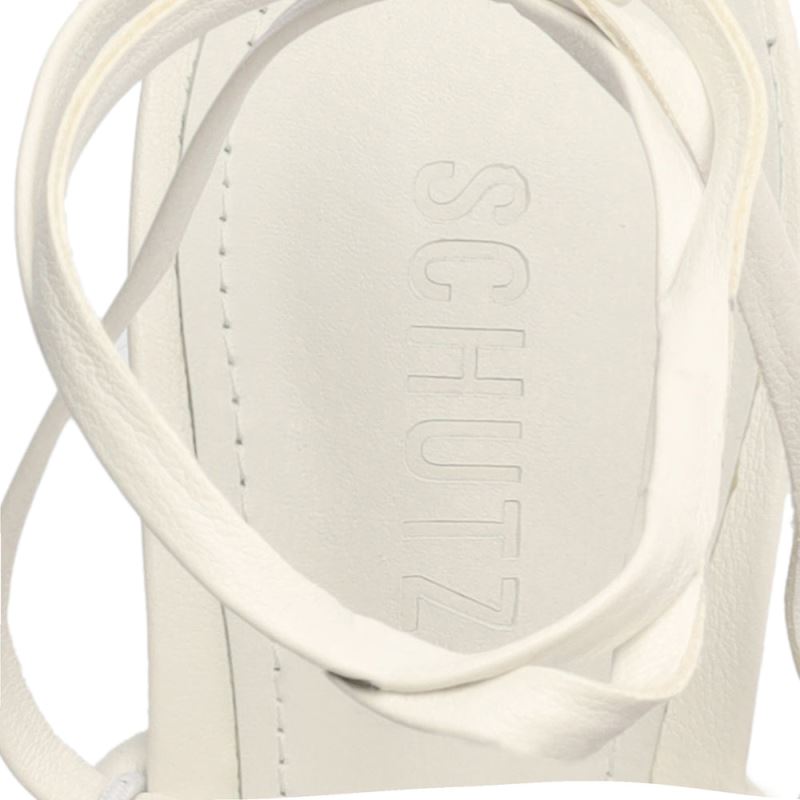 Schutz Zarda High Block Sandal ασπρα | 1vaOG2L