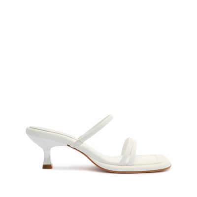 Schutz Agatha Mid Sandal ασπρα | Ppc1dMM