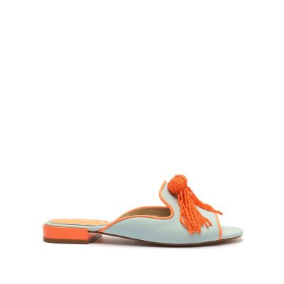 Schutz Jannis Nubuck & Nappa δερματινα Sandal μπλε | LI5pRKk