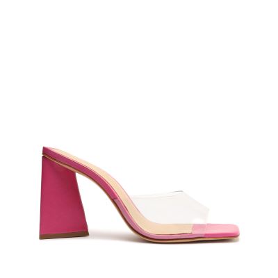 Schutz Lizah Vinyl Sandal ροζ | BZDMNlb