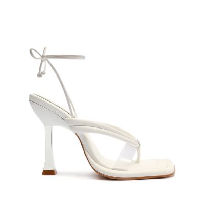 Schutz Meghan Vinyl Sandal ασπρα | 0qI2sh0