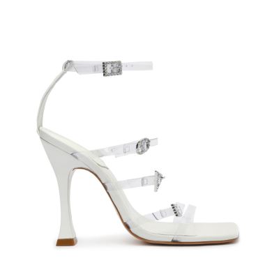 Schutz Noelle Vinyl Sandal ασπρα | tZWggqe